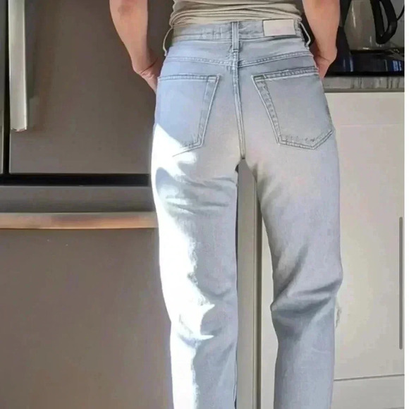 NWT RE/DONE REDONE ORIGINALS 90s Double Yoke Jean Light Breakdown Blue 28 - Picture 4 of 11